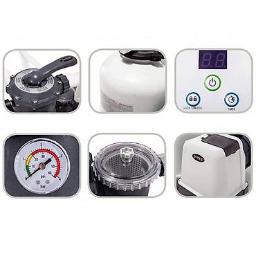 hovuz filteri: №: 7867 Məhsulun adı: Hovuz üçün filtr Intex 26648, 10500 l/s Brend — 7