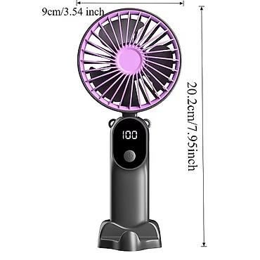 əl ventilyator: Çoxfuksıyalı portativ əl ventilyatoru - Многофункциональный — 2