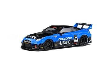 sliku: 🔵 Nissan GT-R (R35) LB Silhouette – Calsonic – 1:43 Solido Solido — 1