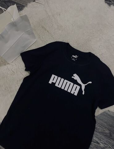 Футболки: Футболка, Puma, Хлопок, Б/у, M (EU 38), S (EU 36)