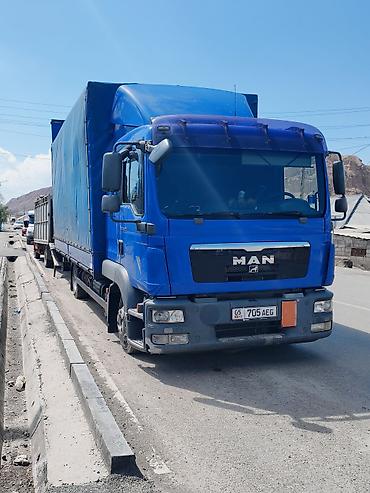 385 55: MAN 8.220 грузовой тентованный автомобиль (сцепка/фургон-тент) - — 2