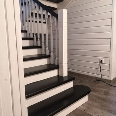 Обшивка лестниц: Изготовление лестниц на заказ город Ош — 27