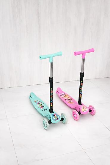 scooter ucuz: Uşaq skuterləri – 3 təkərli, sükanla yönləndirmə sistemi - Rənglər — 1