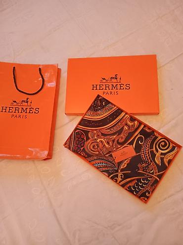 bas: Новый шёлковый платок.Состав 100% шёлк. Hermes. Размер 128×128 — 4