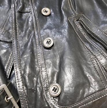 Кожаные куртки: Кожаная куртка, Натуральная кожа, Приталенная модель, M — 12