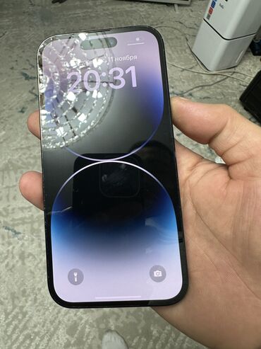 аккумулятор iphone 7: IPhone 14 Pro, Колдонулган, 128 ГБ, Кара, 88 %