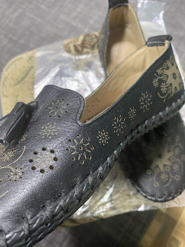 Мокасины и лоферы: Женская обувь Ортопедическая, кожа, Турция. Размер 40