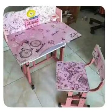 Setovi stolova i stolica: Dečiji set – podesivi radni sto sa stolicom - Namenjen za decu za — 10