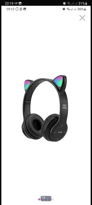 Qulaqcıqlar: P47 Wireless qulaqlıq Xüsusiyyətlər: - Simsiz bağlantı: Bluetooth — 5