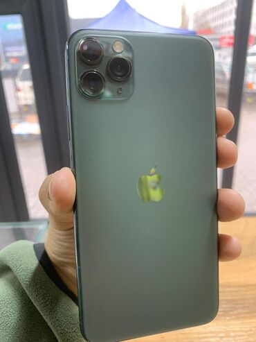 продаю телефон айфон: IPhone 11 Pro Max, Б/у, 256 ГБ, Alpine Green, 100 %