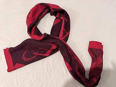 черный платок: Шарф, Новый, Женские, цвет - Красный — 2