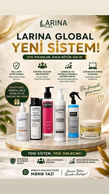 hk 9: Larina Global sisteminə aid gözəllik və qulluq məhsulları təqdim — 3