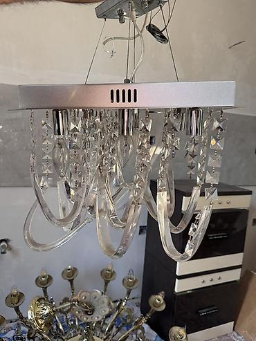 İşıqlandırma: Çılçıraq, 9 lampa, Metal — 1