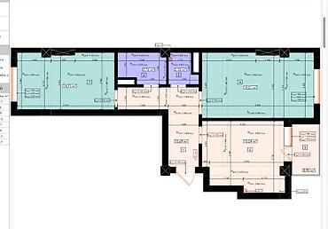 2 ком ак ниет кут: 2 комнаты, 70 м², Технопарк Элитка, 10 этаж, ПСО (под самоотделку) — 1
