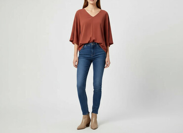 t shirty hugo boss regular fit: H&M, Жіноча блуза, розмір S