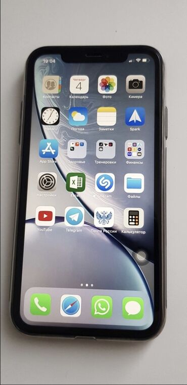 iphone xr новый: IPhone Xr, Колдонулган, 64 ГБ, Кара, Кулакчындар, Заряддоочу түзүлүш, Коргоочу айнек, 90 %