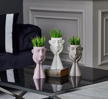 Süni güllər: Dekor dibçekler — 12