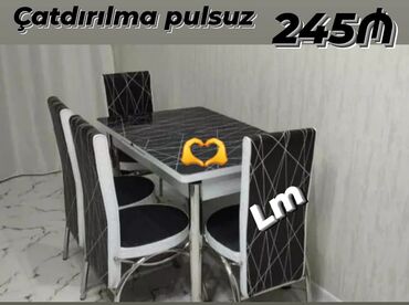 стол деревянный кухонный: Masa ve oturacaq yeni rəng seçimi var