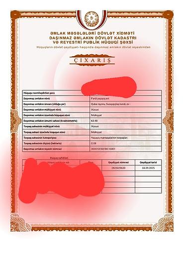 evdən satış: 4 otaqlı, 87 kv. m, Kredit yoxdur, Təmirsiz — 1