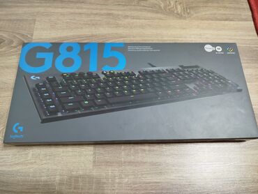 Klaviaturalar: Salam Logitech G815 mexaniki klaviatura satilir. Ozellikleri: demir