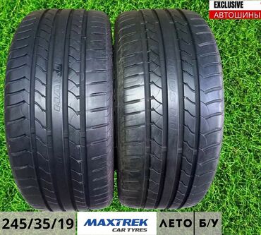 Шины: Шины 245 / 35 / R 19, Лето, Б/у, Пара, Легковые, Maxtrek