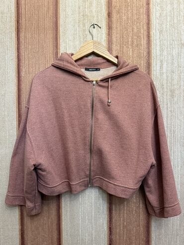 замшевые женские пиджаки: Addax brendli qadın kapüşonlu svitşot kardiqan - Model: qısa kəsimli