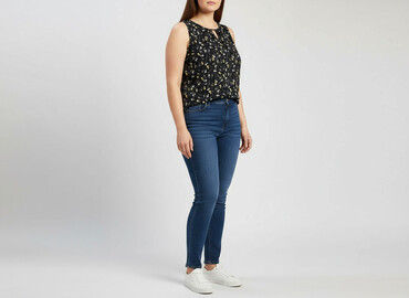 zalando tuniki dla puszystych: Janina, Bluzka damska, rozmiar 3XL