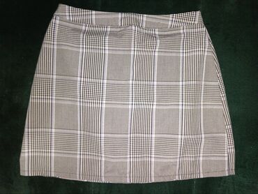 karirana suknja kombinacije: M (EU 38), Mini, bоја - Šareno