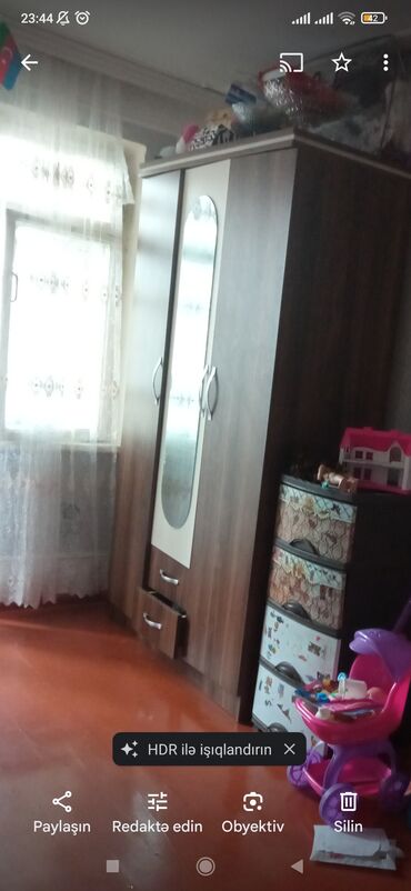 islenmis paltar skafi: Гардеробный шкаф, Б/у, 3 двери, Распашной, Прямой шкаф, Азербайджан