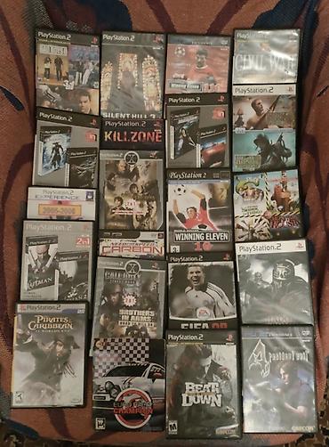 ps1 oyun: PlayStation 2 üçün müxtəlif oyun diskləri satılır. Bütün disklər ideal — 1