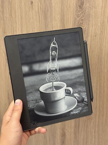 Электрондук китептер: Электрондук китеп, Kindle, Колдонулган, 10" - 11", Bluetooth, түсү - Боз — 3