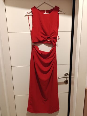 Haljine: Zara S (EU 36), bоја - Crvena, Večernji, maturski, Top (bez rukava) — 3