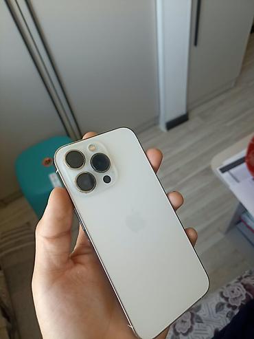 куплю бу кондиционер: IPhone 13 Pro, Б/у, 128 ГБ, Белый, 100 % — 1