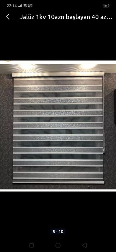 Pərdə və tüllər: Jalüz pərdə ucuz sok qiymətlər bizdə 2 ya 3 günərzində hazırlama — 13