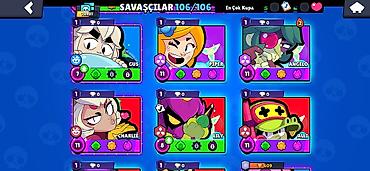 braw stars: (real aliciya endirim )Brawl Stars hesabı – tam paket, yüksək — 8