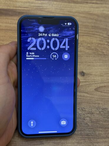 Apple iPhone: IPhone 13 Pro, 128 GB, Sierra Blue, Zəmanət, Simsiz şarj, Face ID — 1