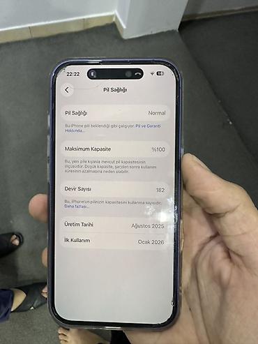 ipad 8 64: IPhone 16, 128 GB, Mavi, Zəmanət — 3