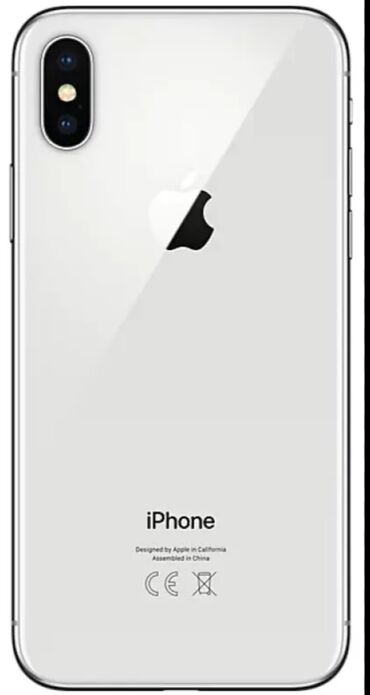 ноутбук без экрана: IPhone X, 64 ГБ, Белый, Коробка