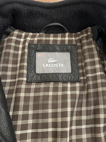 Kurtkalar: Lacoste kişi dəri gödəkçə - Brend: Lacoste - Ölçü: 56 (etiketdə 56/7 — 1