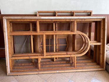 деревянную кровать: Деревянное окно, Глухое, цвет - Коричневый, Б/у, 250 *140, Самовывоз
