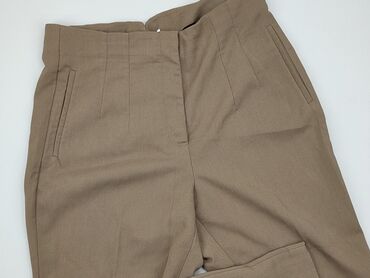 brązowa długie spódnice: Material trousers, SinSay, 2XL (EU 44), condition - Very good