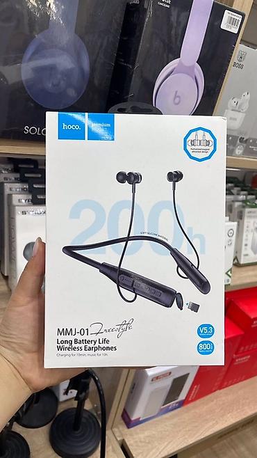 Аудиотехника: Mobi Center/ Моби Центр Hoco Neckband BT Earphones — беспроводные — 3