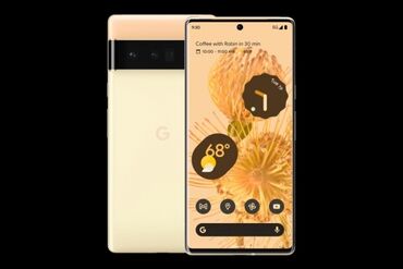 Google: Google Pixel 6 Pro, Б/у, 128 ГБ, цвет - Бежевый, eSIM, 1 SIM