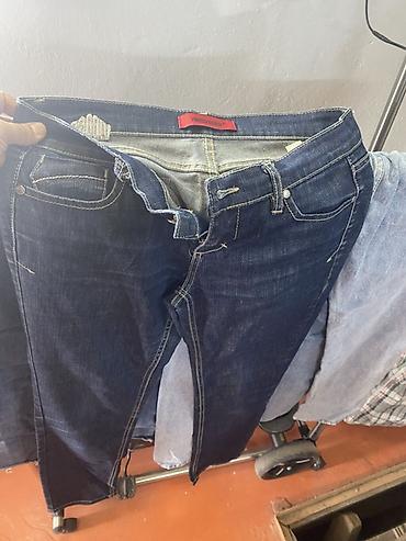 Джинсы: Джинсы из плотного денима, голубой и синий оттенки (две пары на фото) — 7