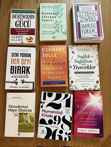 Şəxsi inkişaf, psixologiya və sağlamlıq mövzularında 9 kitabdan ibarət lalafo.az -da Şəxsi inkişaf, psixologiya və sağlamlıq mövzularında 9 kitabdan ibarət