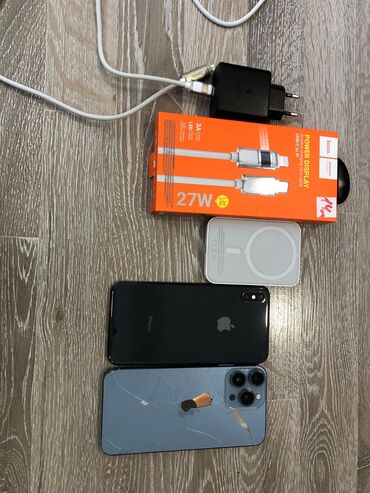 iphone xs pro max: IPhone 13 Pro Max, 64 GB, Pacific Blue, Face ID, Simsiz şarj, Zəmanət