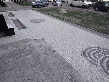 Евробрусчатка: Брусчатка, тротуарная плитка под белый мрамор, камень, дерево. В — 4