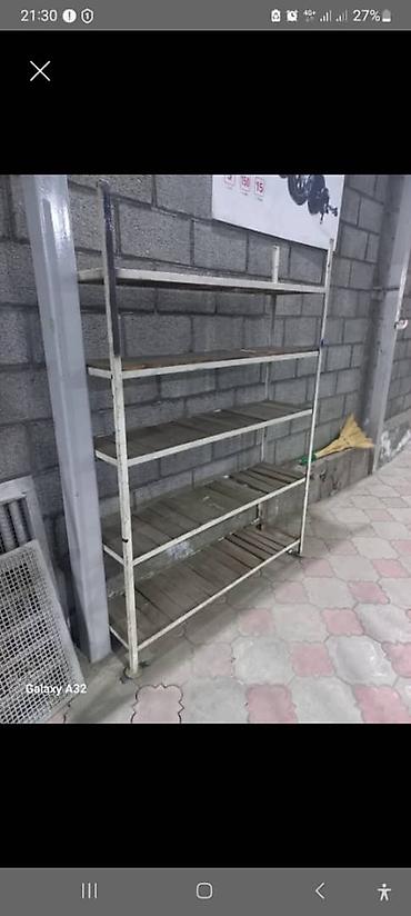 Медицинская мебель: Полка Стеллаж СССР есть 2шт Из толстого уголка Крепкий и Прочный — 1
