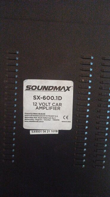 Dinamiklər və sabvuferlər: Avtomobil üçün Pioneer səs sistemi komplekti Tərkib: - Pioneer — 6