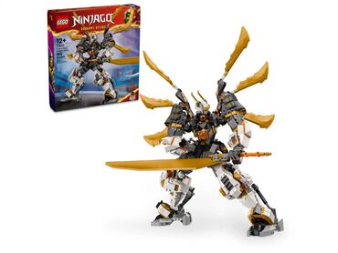 гольфы носки: Lego 71821 Ninjago Драконий мехатитан Коула👾1055 деталей ⬛